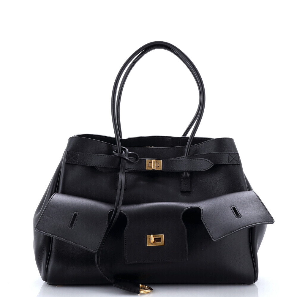 Balenciaga Medium Bel Air Carry All Bag Leather